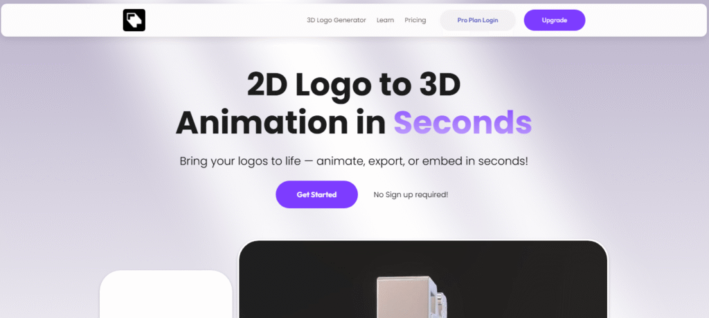 Discover how Youtubers and Marketers use 3DLogoLab.io to turn a flat 2D logo into a dynamic 3D animation in seconds.