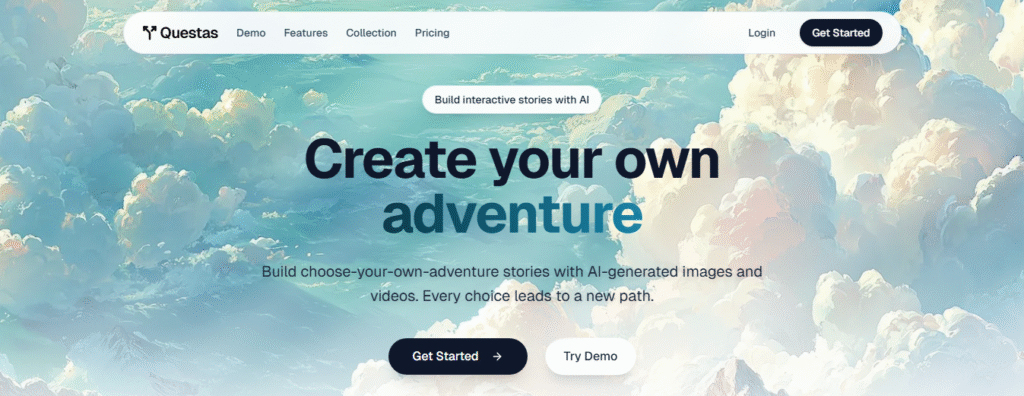 Discover how Questas.co lets anyone build immersive, choose-your-own-adventure stories using AI-generated images and videos.