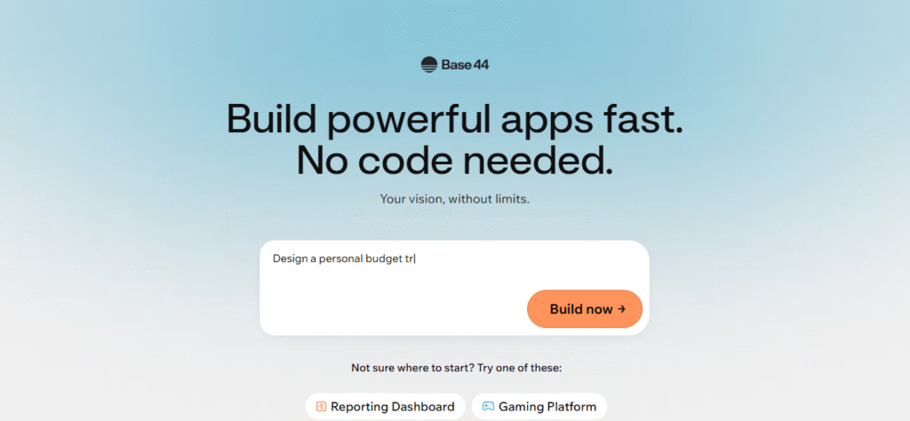 Explore Base44 — a powerful AI-powered no-code platform for building web and mobile apps.