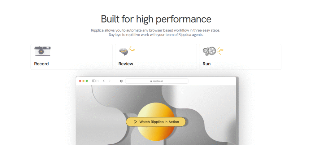 Ripplica Review — Automate Anything With Just A Simple Video