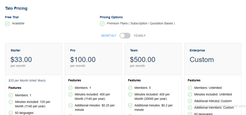 Talo AI Review: A Real-Time Multilingual Calls With AI