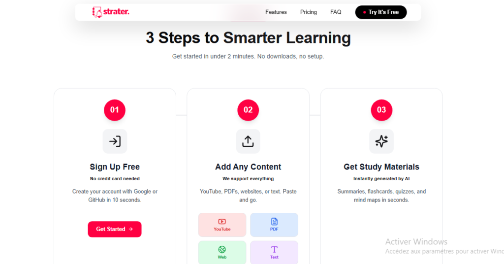 Strater AI Review: Best AI To Turn Videos & PDFs Into Smart Study Notes