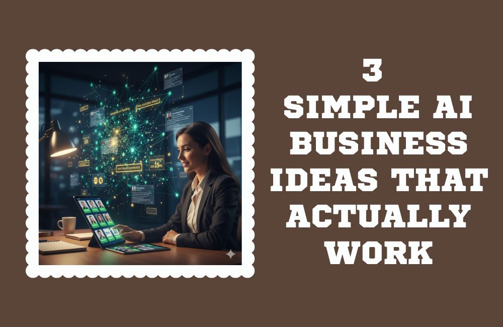 3 Simple AI Business Ideas That Actually Work (2026 Guide) 2026