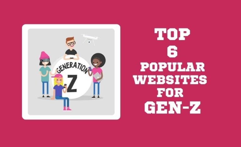 Popular websites for Gen-Z