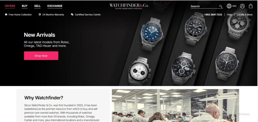 Best Hong Kong Watch E-commerce Websites