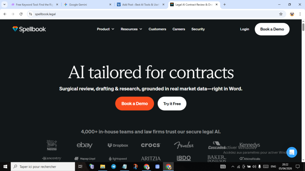 Best AI tools for legal contract analysis in the USA