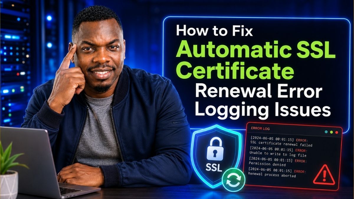 Automatic SSL Certificate Renewal Error Logging Guide