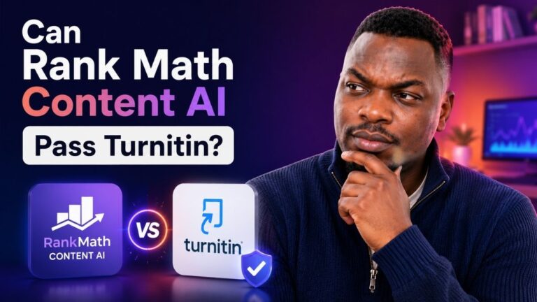 Can Rank Math Content AI Pass Turnitin