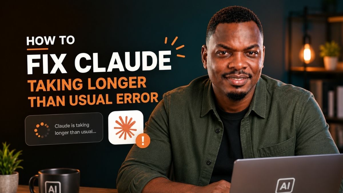 How To Fix Claude Taking Longer Than Usual Error