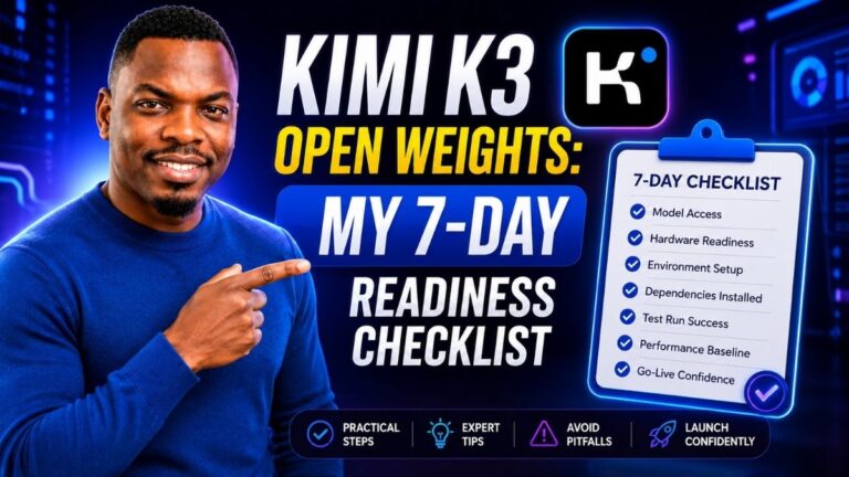 Kimi K3 Open Weights: My 7-Day Readiness Checklist