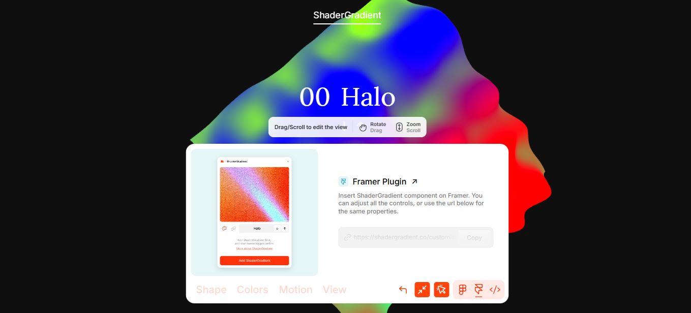 ShaderGradient: I Tested This Animated Gradient Tool on Framer