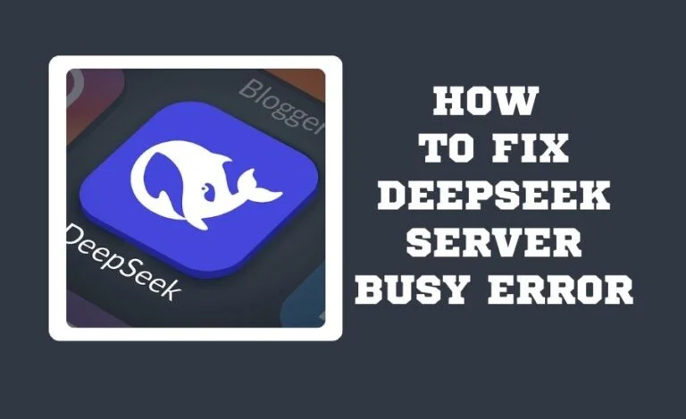 Deepseek server busy error fix